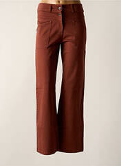 Pantalon large marron PAKO LITTO pour femme seconde vue