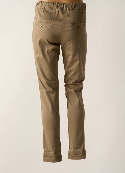 Pantalon 7/8 beige PAKO LITTO pour femme