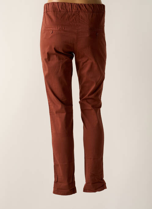 Pantalon 7/8 marron PAKO LITTO pour femme