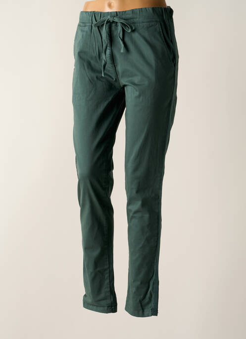 Pantalon 7/8 vert PAKO LITTO pour femme