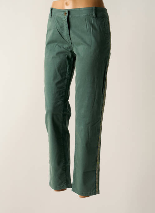 Pantalon chino vert PAKO LITTO pour femme