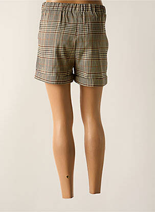 Short taille haute taille haute beige EMMA ELLA femme