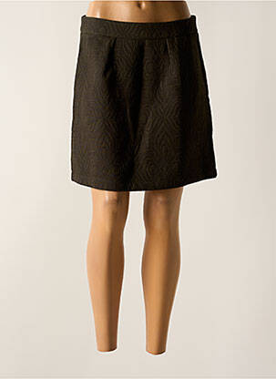 Jupe courte taille haute vert ONLY femme