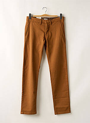 Pantalon chino stretch taille normale marron PEPE JEANS homme