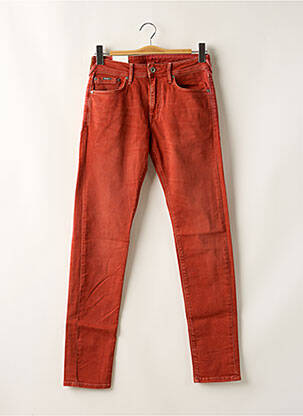 Jeans coupe droite stretch taille normale orange PEPE JEANS homme