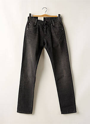 Jeans coupe slim fermeture boutonnée sur le devant taille basse noir PEPE JEANS homme