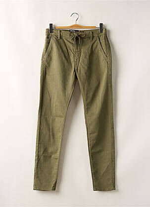 Pantalon slim stretch taille normale vert KAPORAL homme