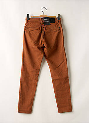 Pantalon slim stretch taille normale orange fonce KAPORAL homme