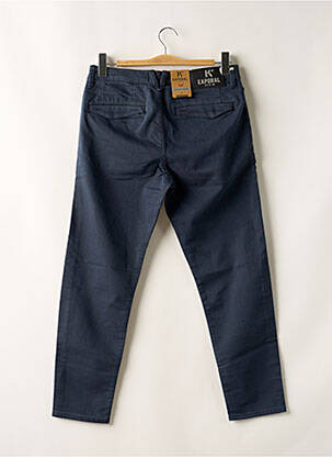 Pantalon 7/8 tissage popeline taille normale bleu KAPORAL homme