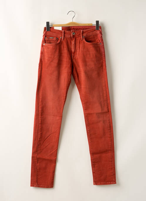 Jeans coupe droite stretch taille normale orange PEPE JEANS homme