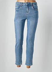 Jeans coupe slim bleu HELLO MISS pour femme seconde vue