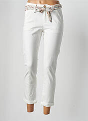 Pantalon 7/8 blanc ONADO pour femme seconde vue