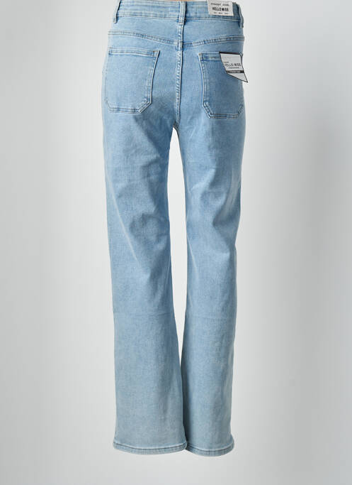 Jeans coupe droite bleu HELLO MISS pour femme