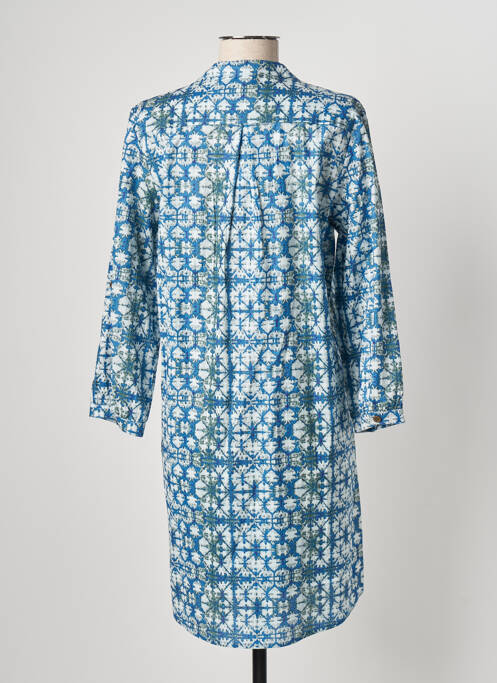 Robe mi-longue bleu KALI YOG pour femme