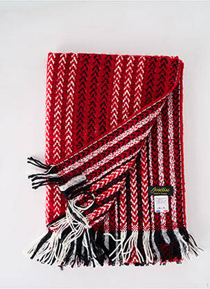 Echarpe imprimé fantaisie rouge JOSÉLISE femme