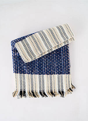 Echarpe imprimé fantaisie bleu JOSÉLISE femme