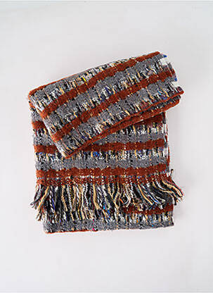 Echarpe imprimé fantaisie marron JOSÉLISE femme