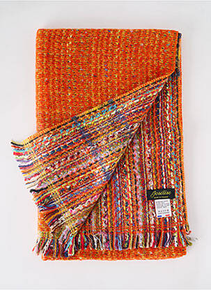 Echarpe imprimé fantaisie orange JOSÉLISE femme