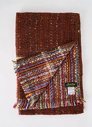 Echarpe imprimé fantaisie marron JOSÉLISE femme