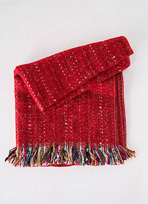 Echarpe imprimé fantaisie rouge JOSÉLISE femme