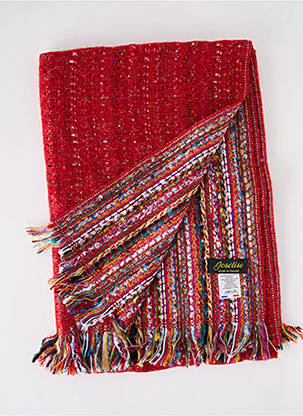 Echarpe imprimé fantaisie rouge JOSÉLISE femme