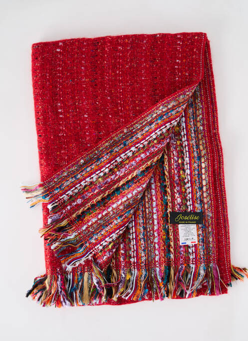 Echarpe rouge JOSÉLISE pour femme