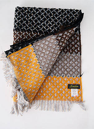 Echarpe imprimé fantaisie noir JOSÉLISE femme