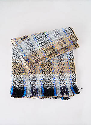 Echarpe imprimé fantaisie bleu JOSÉLISE femme