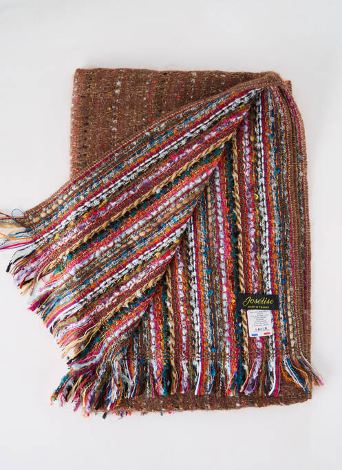 Echarpe marron JOSÉLISE pour femme