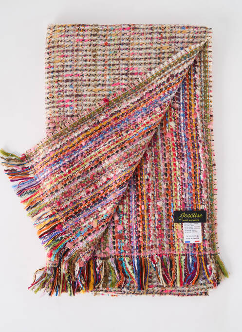 Echarpe rose JOSÉLISE pour femme