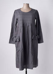 Robe courte gris RHUM RAISIN pour femme seconde vue