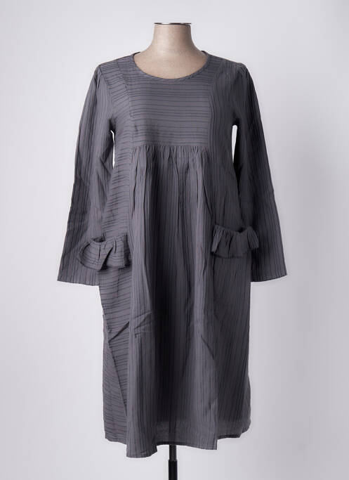 Robe courte gris RHUM RAISIN pour femme