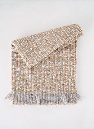 Echarpe imprimé fantaisie beige JOSÉLISE femme