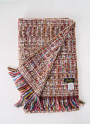 Echarpe imprimé fantaisie marron JOSÉLISE femme