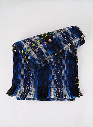Echarpe imprimé fantaisie bleu JOSÉLISE femme