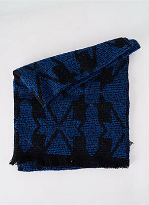 Echarpe imprimé fantaisie bleu JOSÉLISE femme