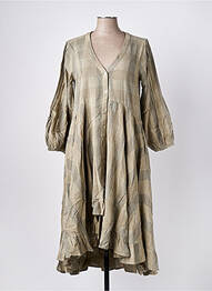 Robe longue manches longues manches longues gris RHUM RAISIN femme