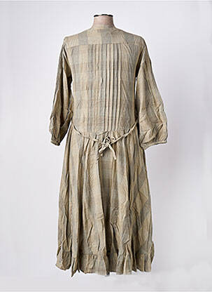 Robe longue manches longues manches longues gris RHUM RAISIN femme