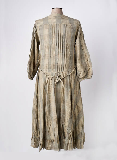 Robe longue manches longues manches longues gris RHUM RAISIN femme