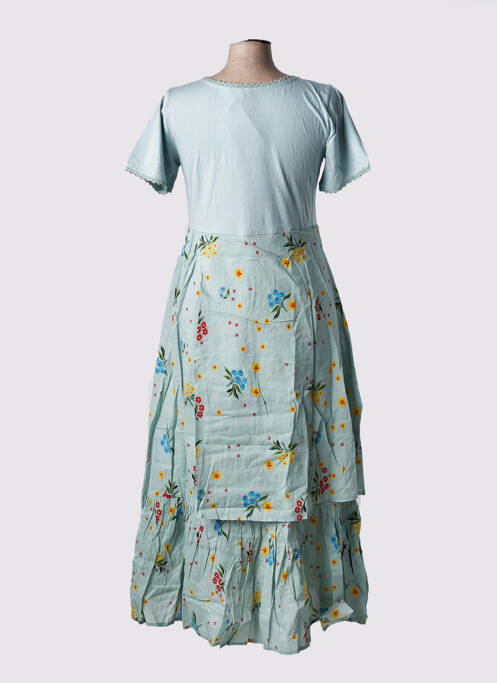 Robe longue vert RHUM RAISIN pour femme