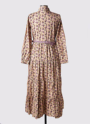 Robe longue manches longues manches longues violet RHUM RAISIN femme