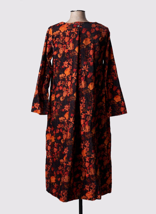 Robe mi-longue orange RHUM RAISIN pour femme