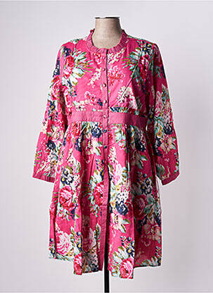 Veste casual col rond rose RHUM RAISIN femme