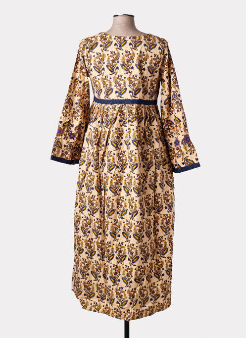 Robe longue jaune RHUM RAISIN pour femme