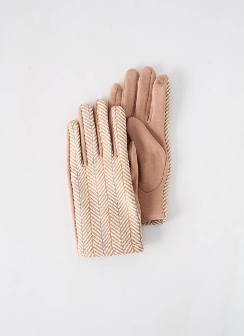 Gants beige ONLY pour femme