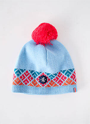 Bonnet stretch bleu BLANC BONNET femme