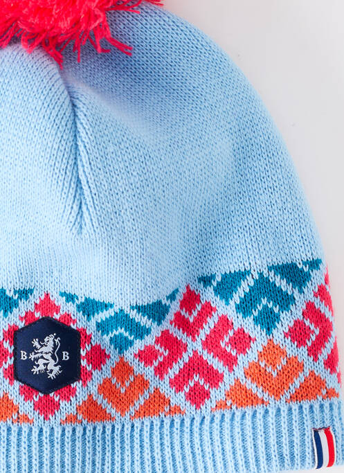 Bonnet bleu BLANC BONNET pour femme