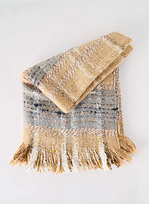 Echarpe imprimé fantaisie beige JOSÉLISE femme