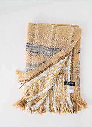 Echarpe imprimé fantaisie beige JOSÉLISE femme