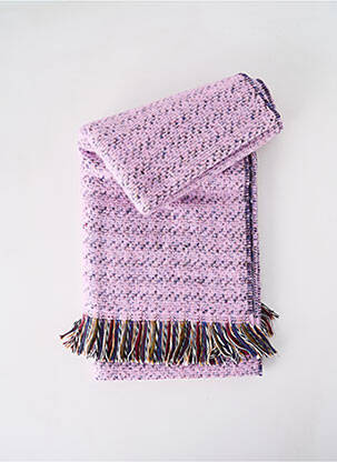 Echarpe imprimé fantaisie violet JOSÉLISE femme